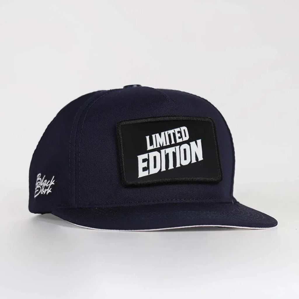 limited-edition-logolu-lacivert-hip-hop-sapka-3567 - BlackBork