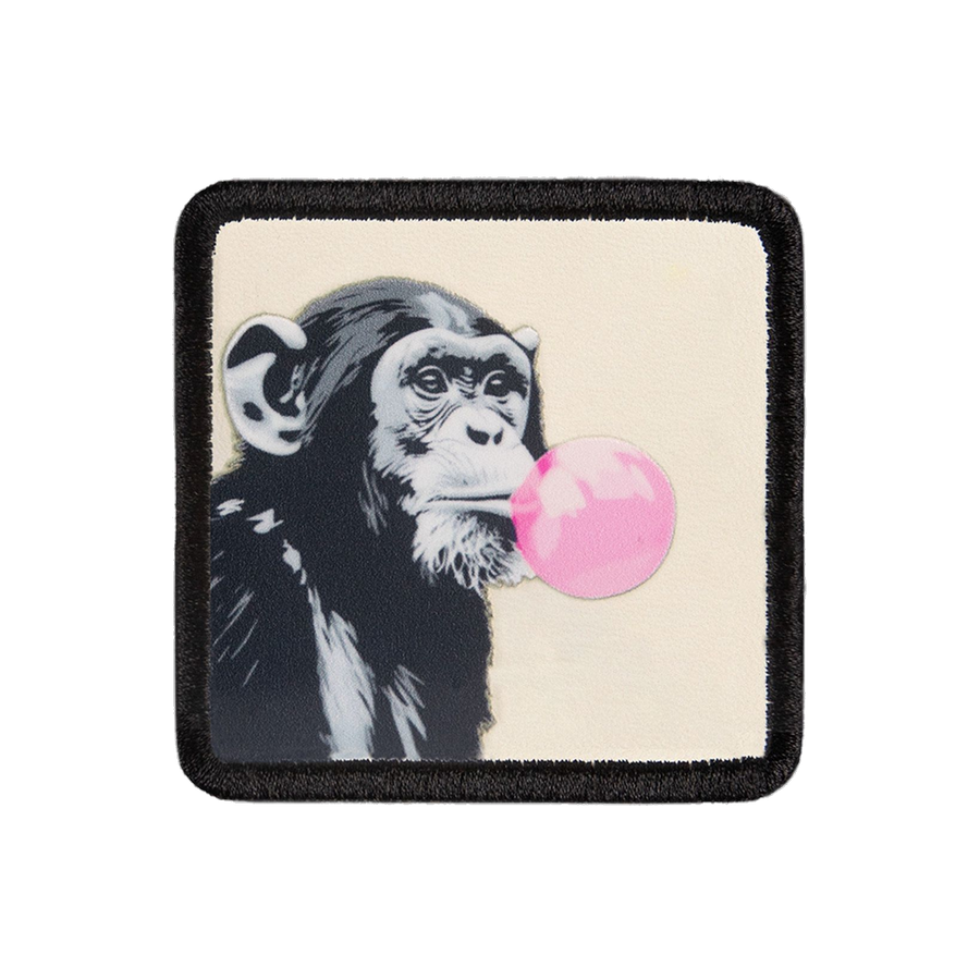 V1 Monkey With Chewing Gum - Interchangeable Patch
