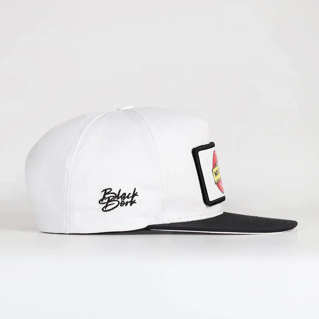 no-control-logolu-siyah-beyaz-hip-hop-sapka-3583 - BlackBork