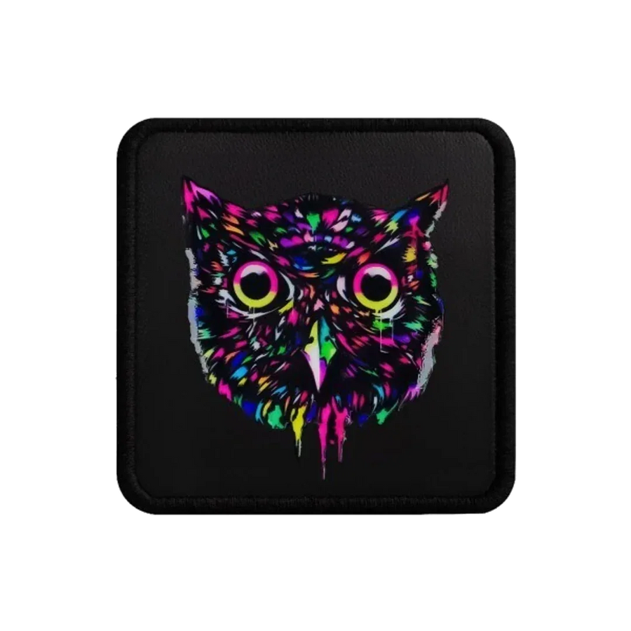 V1 Owl - Black Patch with 5 Code Logo