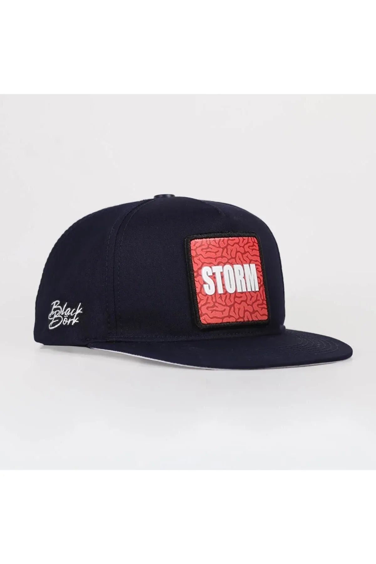 storm-logolu-lacivert-hip-hop-sapka-1868 - BlackBork