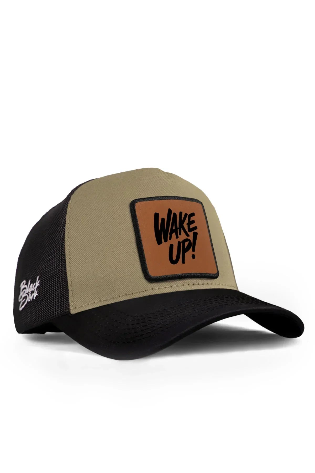 BlackBork Black & Mink Trucker Cap | Customisable Patch